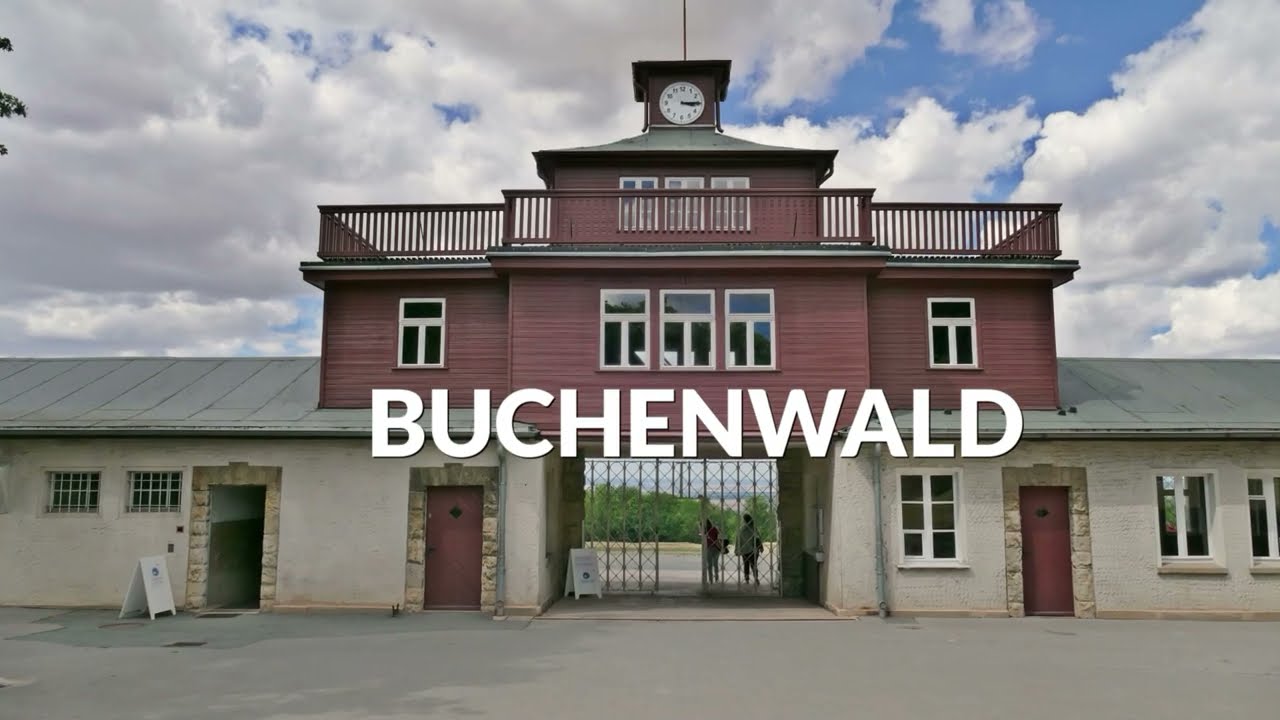 Deutsche Bevölkerung im befreiten KZ Buchenwald